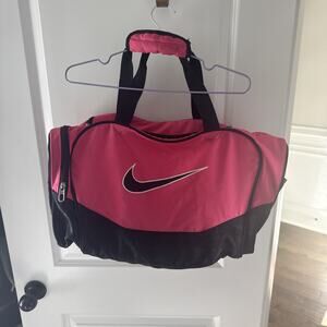 Nike Hot Pink Medium Duffle Bag 18" x 12" x 12" Shoulder Strap Included